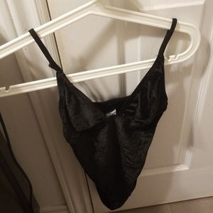 Velvet bodysuit